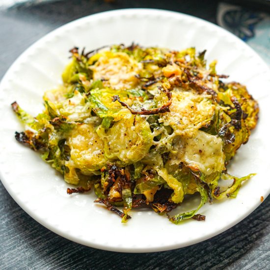 Parmesan Roasted Shredded Brussels