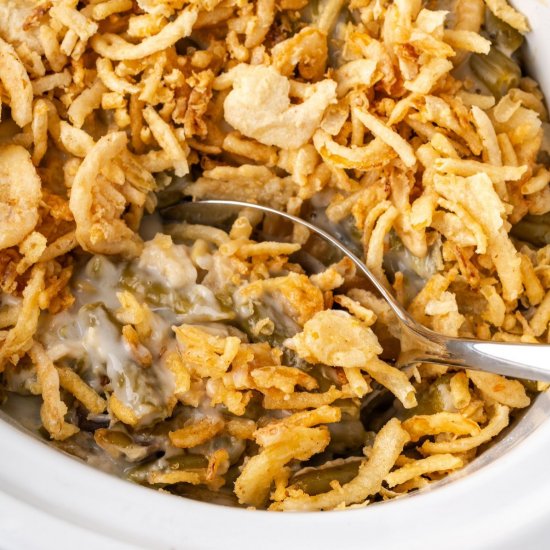 Slow cooker green bean casserole