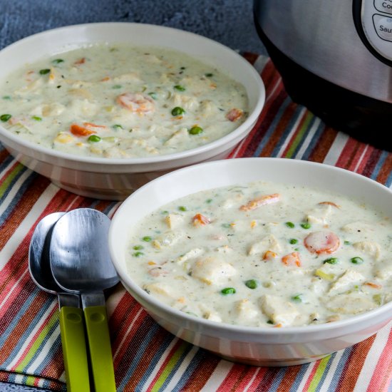 Instant Pot Chicken Pot Pie Soup