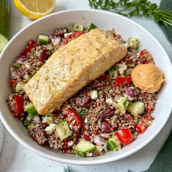 Salmon Quinoa Bowl