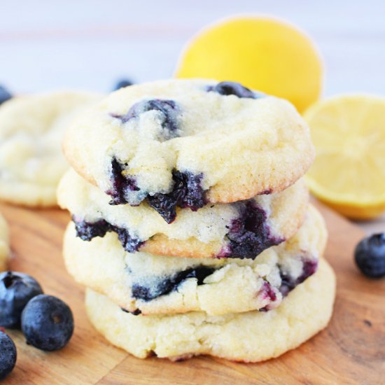 Lemon Blueberry Cookies