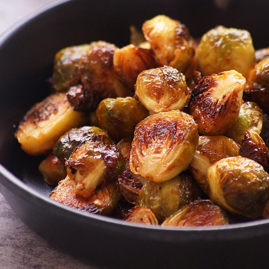 Honey Sriracha Brussels Sprouts