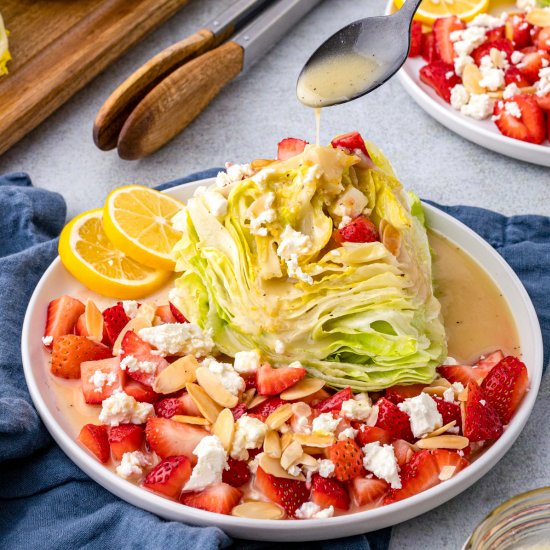 Strawberry Feta Wedge Salad