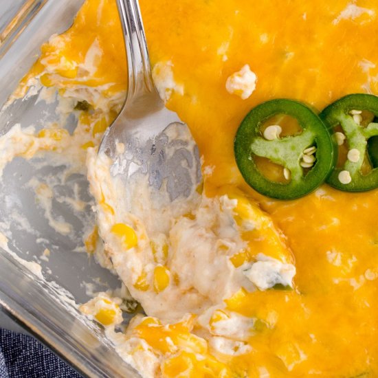 Jalapeno Corn Casserole + Dip