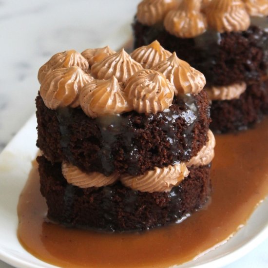 Chocolate Espresso Mini Cakes