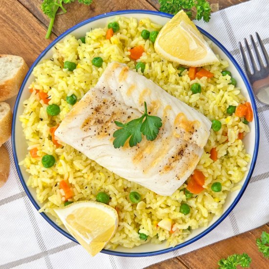 CLASSIC Mediterranean Fish and Rice