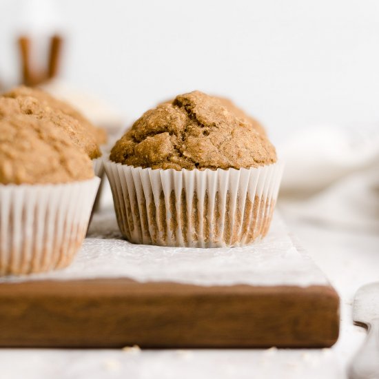 Ultimate Healthy Oatmeal Muffins