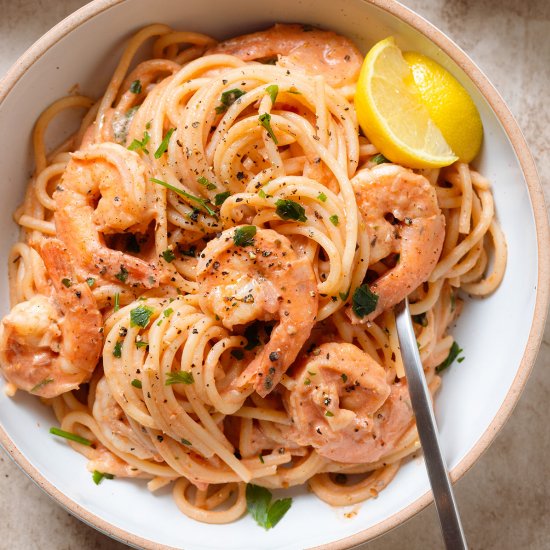 Tomato Shrimp Pasta