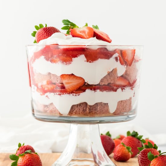 Strawberry Shortcake Trifle