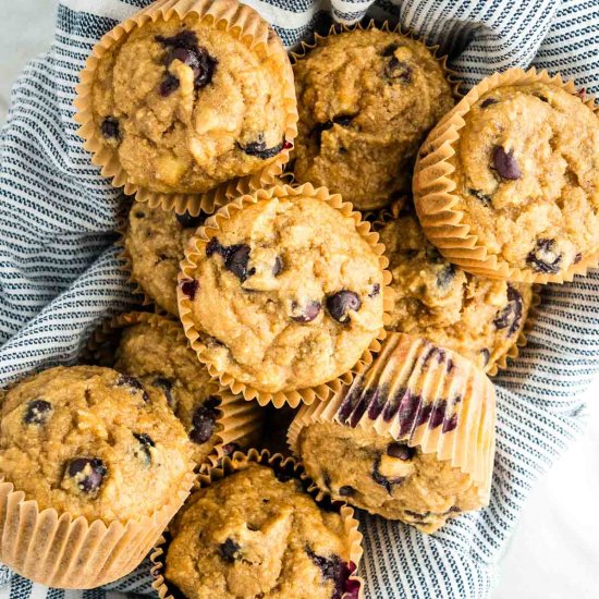 Gluten Free Blueberry Banana Muffin