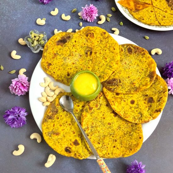 Cashew Ubbati (Sweet Flatbread)