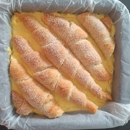 Croissant Custard Slices