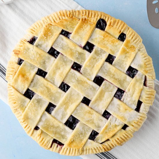 Easy Blueberry Pie (Semi-Homemade)