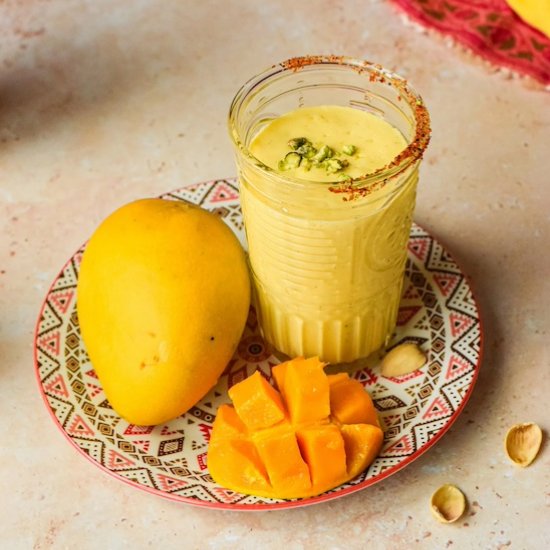 Easy Mango Lassi In 5 Mins