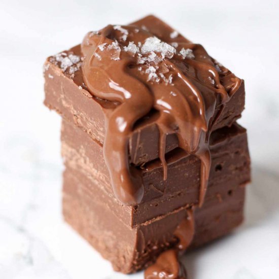 Sea Salt Nutella Fudge