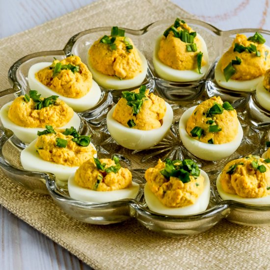 Spicy Deviled Eggs