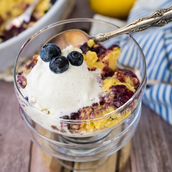 Lemon Blueberry Dump Cake