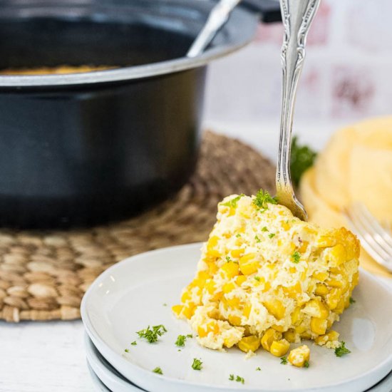 Crock Pot Corn Casserole no Jiffy