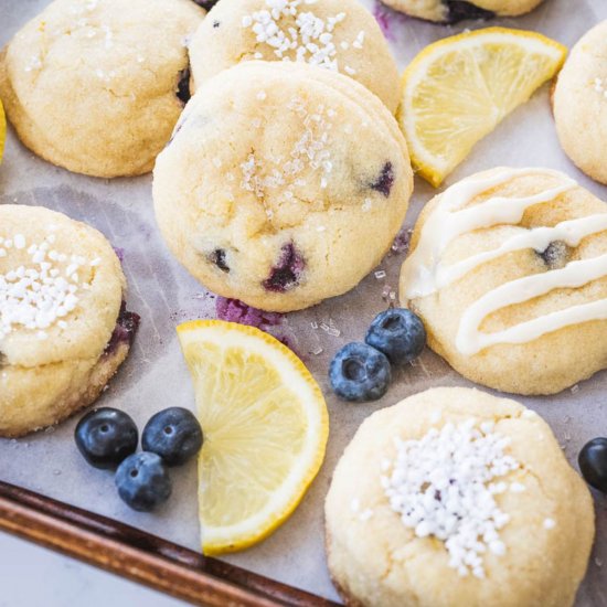 Lemon Blueberry Cookies