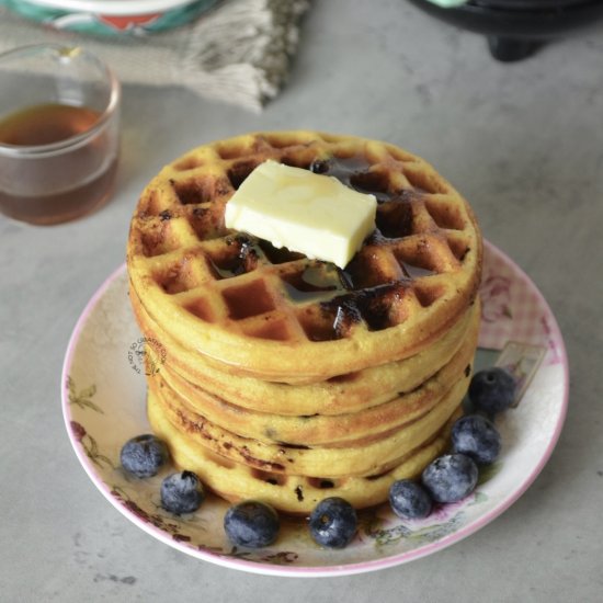 BLUEBERRY CHAFFLES