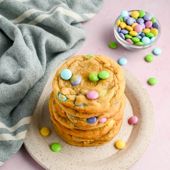 Easter M&M Cookies