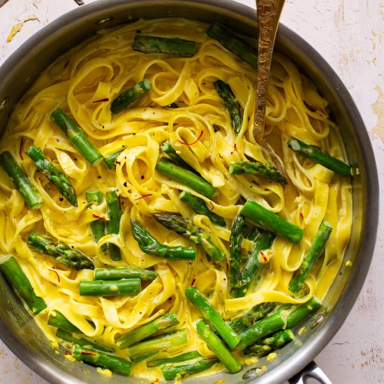 Creamy Saffron Pasta