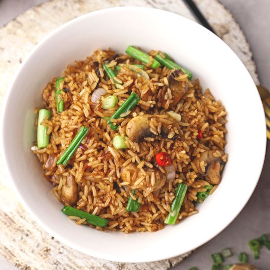 Mushroom Fried Rice