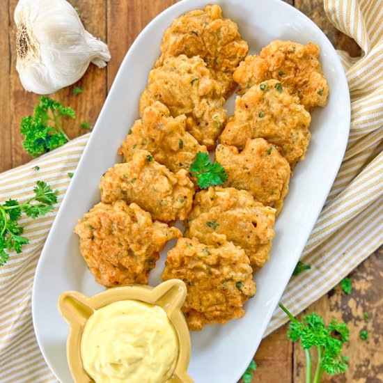 Spanish-Style Chickpea Fritters