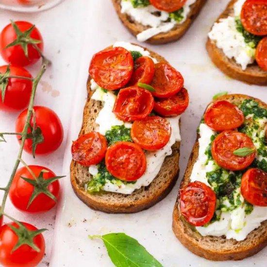 Burrata Bruschetta