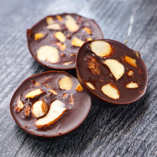 Easy Keto Chocolates with Almonds