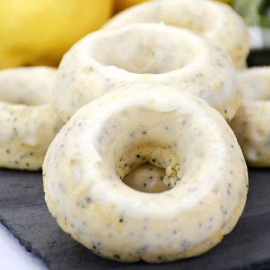 Lemon Poppy Seed Donuts