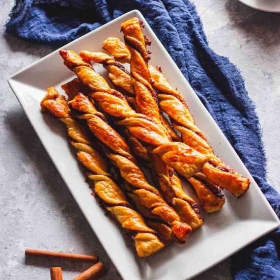 Puff Pastry Cinnamon Twists with Ma