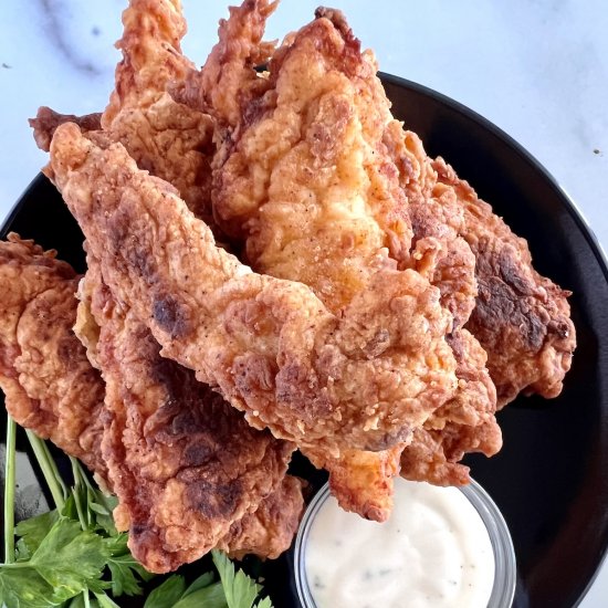 Fried Buttermilk Chicken Tenders