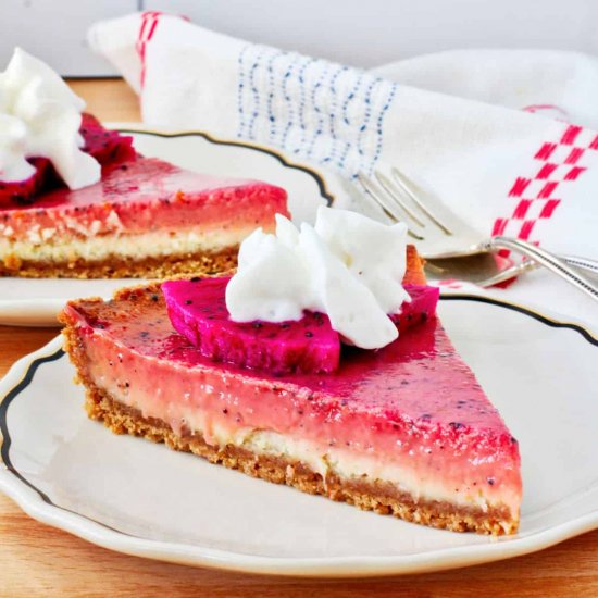 Dragon Fruit Cheesecake