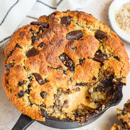 Easy Healthy Skillet Cookie