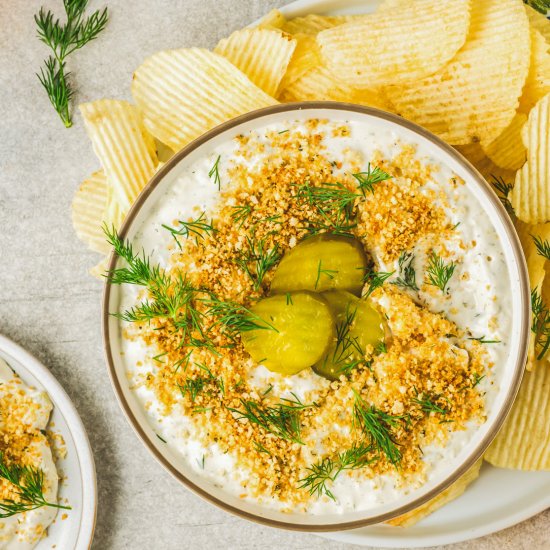 Fried Dill Pickle Dip