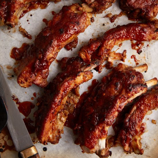 Oven Baked Pork Ribs