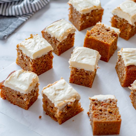 Carrot Cake Tray Bake