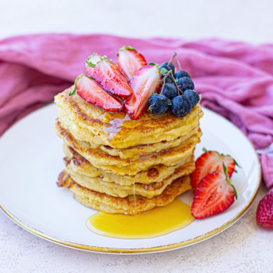 Protein Cottage Cheese Pancakes