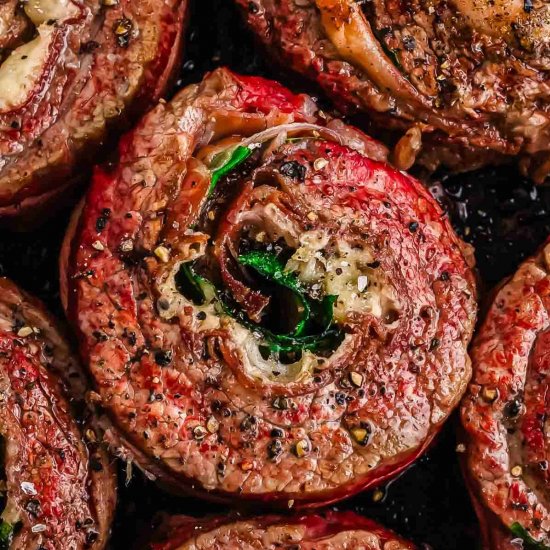 Flank Steak Pinwheels