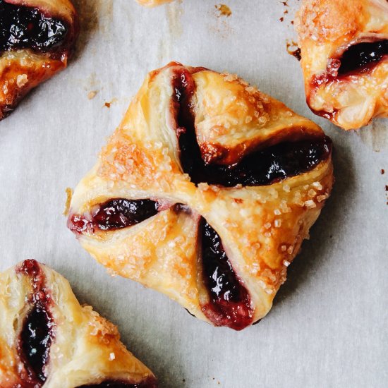 Jam Puff Pastry Tarts