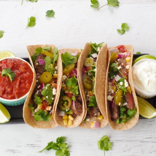 Air Fryer Steak Tacos