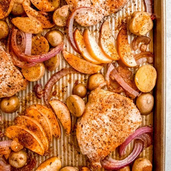 Sheet Pan Pork Chops