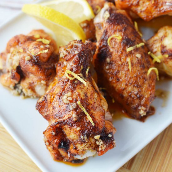 Honey Lemon Pepper Wings