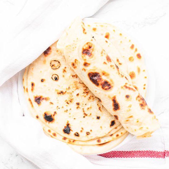 No Knead Chapati