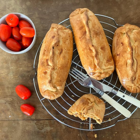 Cheese Spelt Pasties