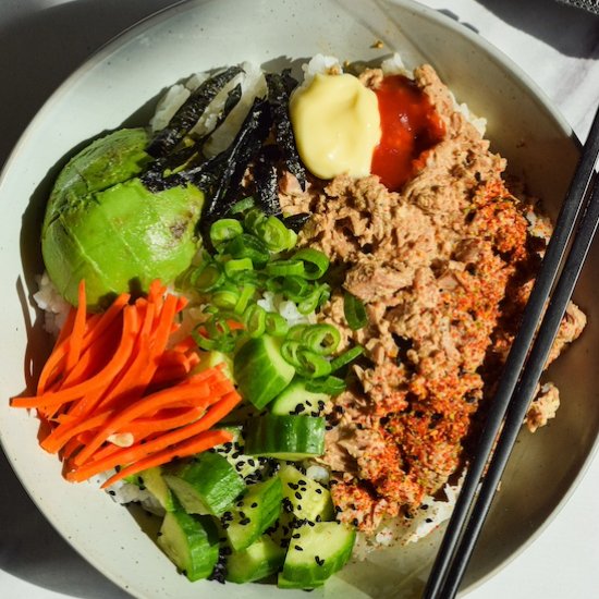 Easy Tuna Sushi Bowl In 10 Mins