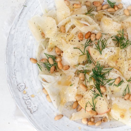 Fennel, Apple and Pine Nut Salad