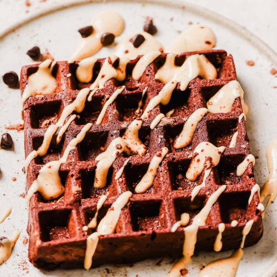 The Best Chocolate Waffles