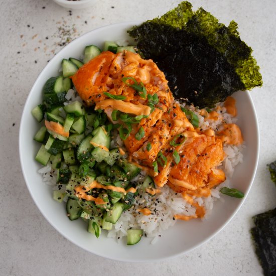 Salmon Sushi Bowls